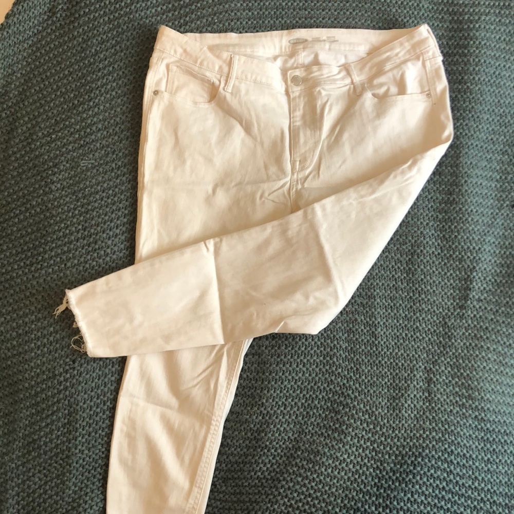 2 for $15 White Old Navy Rockstar Jeans